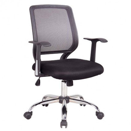 Modern Popular Black Color Mesh Office Visitor Chair (FS-1025)