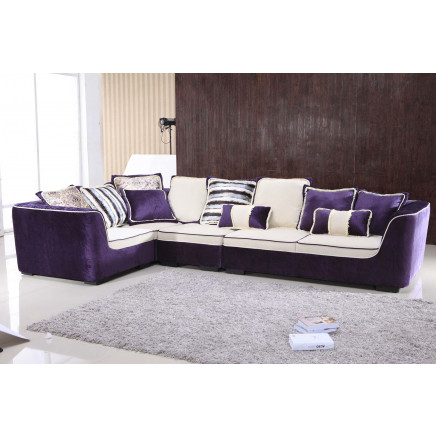 Modern Sectional Fabric Sofa (LS4A148)