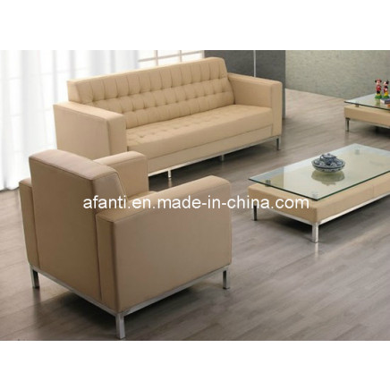 Modern Simple Style Leather Hotel Furniture Sofa Set (8204)