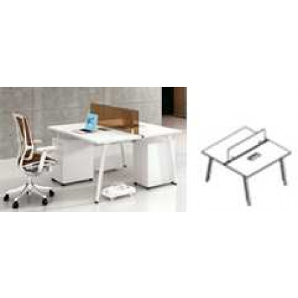 Modern Style Premium Staff Partition Workstations Office Desk (PS-15-MF02-1)
