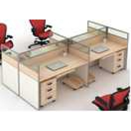 Modern Style Premium Staff Partition Workstations Office Desk (PS-AWK-018)