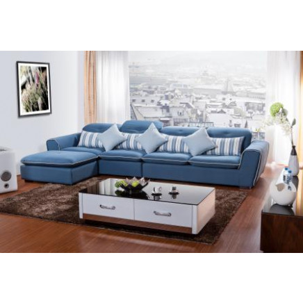 Modern Style of Living Room Fabric Corner Sofa 2015