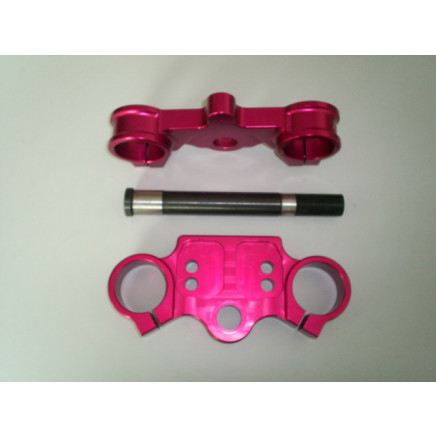 Motorcycle Aluminium Anodized CNC Parts Upper Triple Clamp