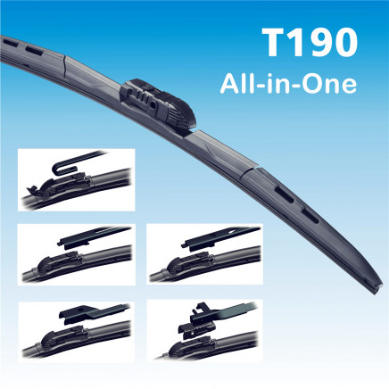Multi-Adaptor Hybrid Wiper Blade-Car Parts (T190)