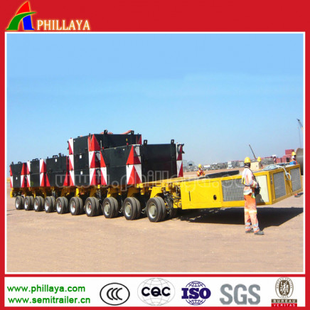 Multi-Axle Lowbed Semi Truck Trailer for Transport The Special Equipments