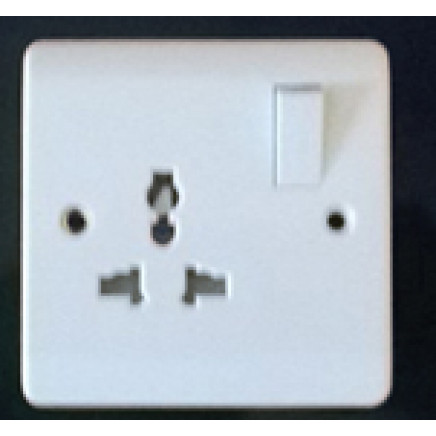 Multi Switched Wall Socket, Universal Wall Socket 13A