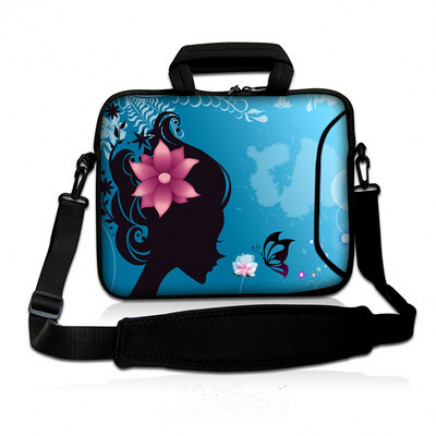 Neoprene Laptop Computer Bag with Shoulder Strap