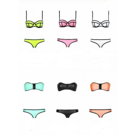 Neoprene Triangl Swimwear Neoprene Bikini