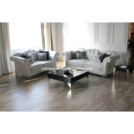New Antique Leather Sofa