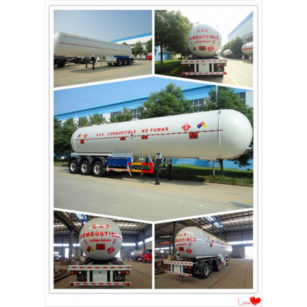 New Condition 3 Axle 59520 Liter (25 Ton) Capacity LPG Semi Trailer