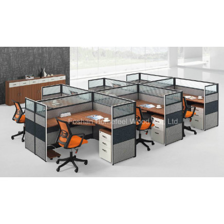 New Design 6 Person Seats Office Partition Workstation (HF-CA006)