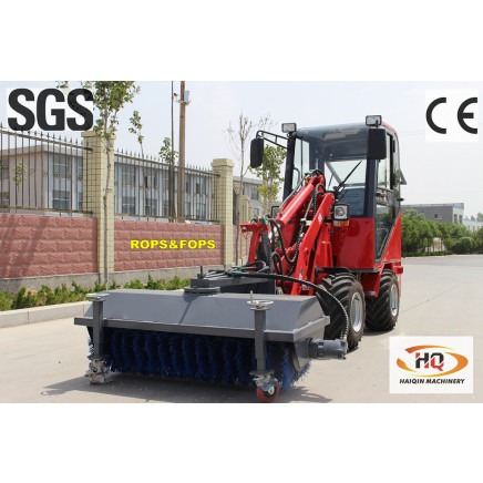 New Design Mini Loader (HQ908) with Road Sweeper