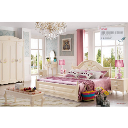 New Design Wooden Kids Bedroom Furniture Set, Bedroom MDF Furniture with Good Quality (JB-8002)