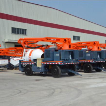 New Model Concrete Machine Mixing Boom Pump