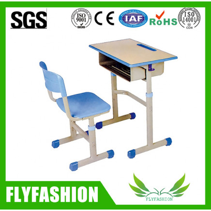 New Model Single Plastic Chair Student Desk and Chair for Classroom