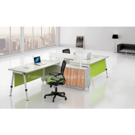 New Modern Office Staff Desk Computer Workstation Furniture (HF-A17)