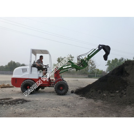 New Multi-Function Small Loader (HQ910C) with Digging Arm