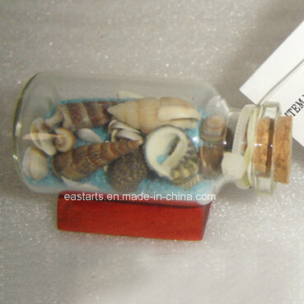 Nice Drifting Bottles with Pretty Shells for Decoration (DA105)