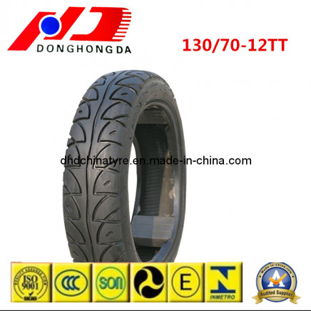 Normal Standard 130/70-12tl Black Rubber Motorcycle Tire