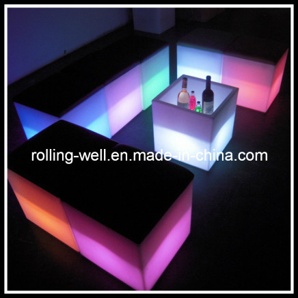 OEM Luminous Plastic LED Ice Bucket (RW-028)