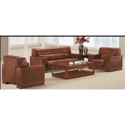 Office Furniture Leather Sofa (WS-298)