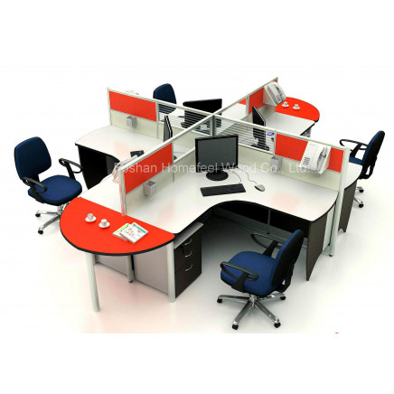 Office Furniture Modular Workstation, Fabric Panel Structure Office Partition (HF-YZ030)