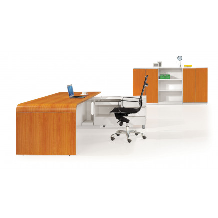 Office Furniture, Office Executive Table with Cabinet (OWDK2001-24)