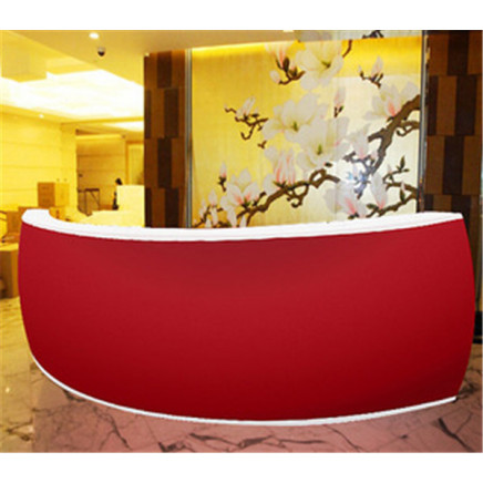 Office Furniture, Reception Desk with Stainless Steel and Granite on Desk Top (HX06)