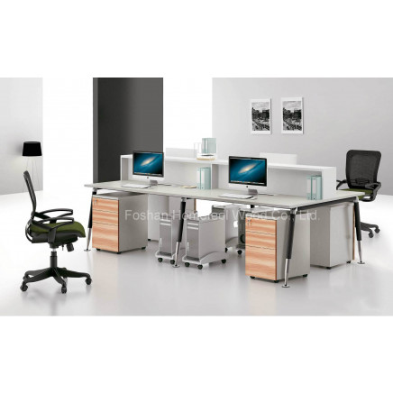 Office Workstation Partition Table with Cabinet Divider (HF-A20)