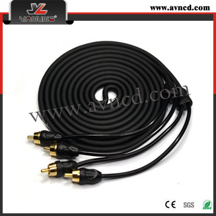 Opaque Black RCA Cable (YLR-362)