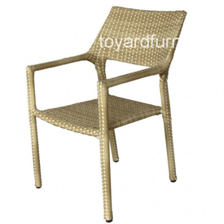 Outdoor Aluminum Rattan Stacking Chair (S219)