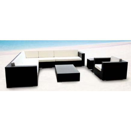 Outdoor Furniture Cube Set PE Rattan Sofa for Garden Patio Furniture