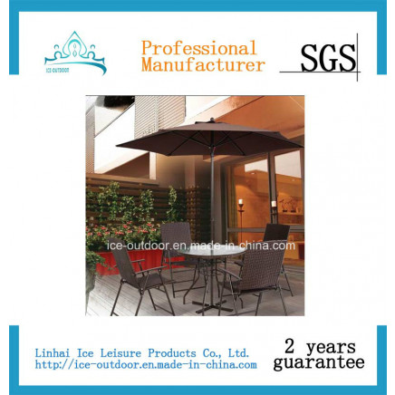 Outdoor Furniture Garden Furniture Foldable Rattan Dining Table Chair (FD-024I)