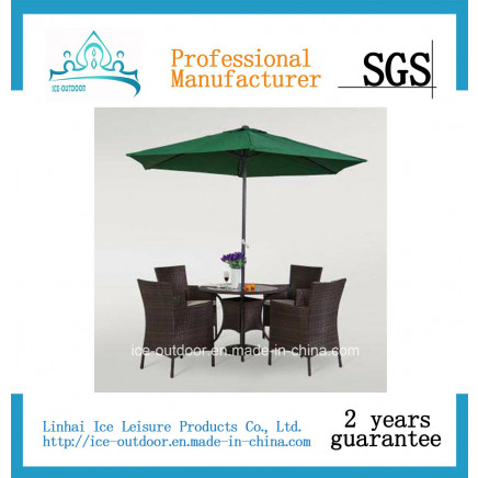Outdoor Furniture Garden Furniture Foldable Rattan Dining Table Chair (FD-027I)