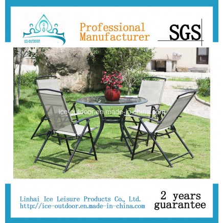 Outdoor Furniture Garden Furniture Rattan Chair Table Dining Set (ICE-050)