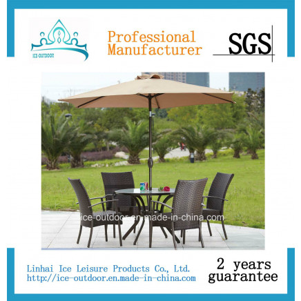 Outdoor Furniture Garden Furniture Rattan Dining Table Chair (FD-071I)