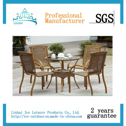 Outdoor Furniture Garden Furniture Rattan Dining Table Chair (FD-072I)