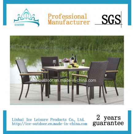 Outdoor Furniture Garden Furniture Rattan Dining Table Chair (FD-073I)