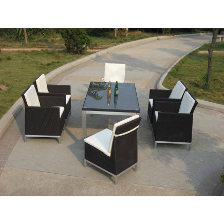 Outdoor Furniture Poly Rattan Sofa Set