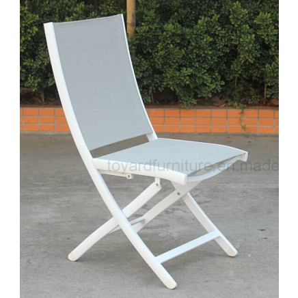 Outdoor Garden Aluminum Sling Foldable Chair