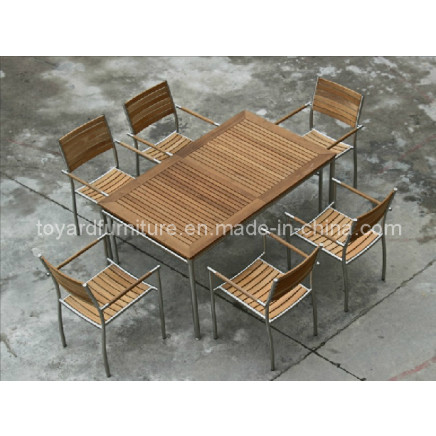 Outdoor Garden Dining Table and Chair-Teak Furniture