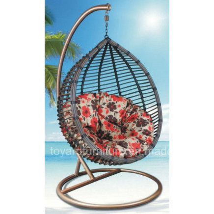 Outdoor Garden Furniture Aluminum Rattan Wicker Hanging Basket (G910)