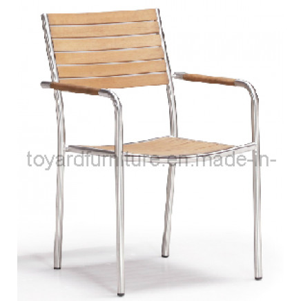 Outdoor Garden Patio Stacking Wooden Chair