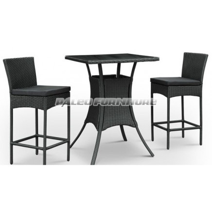 Outdoor Garden Patio Wicker Rattan Dining Table (PAD-090)