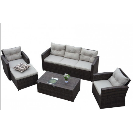 Outdoor/ Garden Rattan Furniture / Rattan Sofa (PAS-1125D)