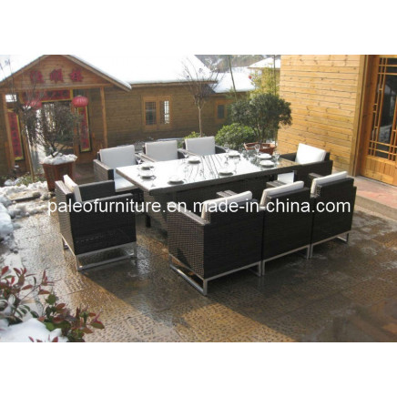 Outdoor Patio Furniture / Wicker Dining Set (PAD-077)