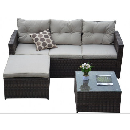 Outdoor Patio Rattan Furniture / Wicker Sofa (PAS-1505)