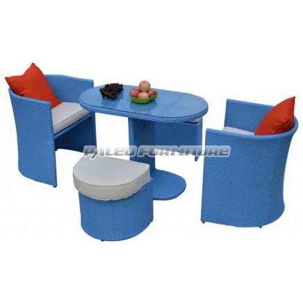 Outdoor Patio Wicker Rattan Garden Dining Table (PAD-1278)