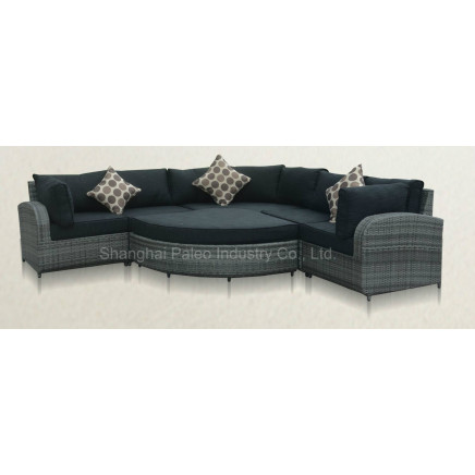 Outdoor Rattan Furniture, Garden Wicker Sofa Set (PAS-1641)