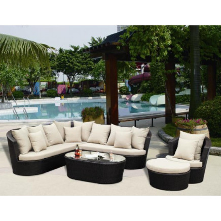 Outdoor Rattan Furniture - Poolside Sofa Set (S0041)